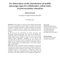2-An-observation-on-the-introduction-of-mobile-messenger-apps-for-collaborative-online-tasks-in-post-secondary-education-Robert-Schrenk-1-1.pdf